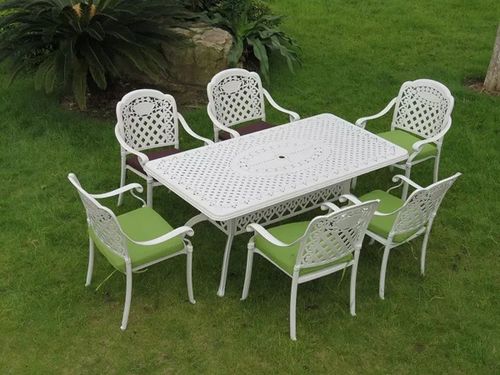 户外桌椅铸铝桌椅套装花园室外阳台庭院桌椅田园休闲家具 - 户外家具